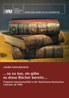 Buchcover . . . so zu tun, als gäbe es diese Bücher bereits . . .