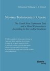 Buchcover Novum Testamentum Graece / The Greek New Testament, w. Concordance. Muhammad Wolfgang G. A. Schmidt