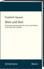 Buchcover Wert und Sinn