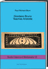 Buchcover Giordano Bruno Teaches Aristotle
