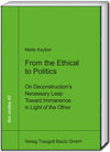 Buchcover From the Ethical to Politics