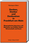 Buchcover Denken, Denker und Denkweisen in Frankfurt am Main