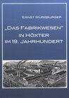 Buchcover Das Fabrikwesen in Höxter im 19.Jahrhundert