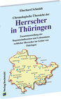Buchcover Chronologische Übersicht der HERRSCHER IN THÜRINGEN
