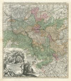 Buchcover Historische Karte: Unterer und mindere Teil von FRANKEN 1707 (Plano)
