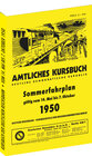 Buchcover Kursbuch der Deutschen Reichsbahn - Sommerfahrplan 1950