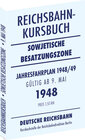 Buchcover Reichsbahnkursbuch der sowjetischen Besatzungszone - gültig ab 9. Mai 1948
