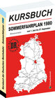 Buchcover Kursbuch der Deutschen Reichsbahn - Sommerfahrplan 1980