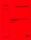 Buchcover Mikroschadstoffe aus Abwasseranlagen in Rheinland-Pfalz