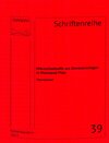 Buchcover Mikroschadstoffe aus Abwasseranlagen in Rheinland-Pfalz