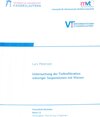 Buchcover Untersuchung der Tiefenfiltration wässriger Suspensionen mit Vliesen