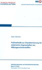 Buchcover Prüfmethodik zur Charakterisierung der elektrischen Eigenschaften von Wälzlagerschmierstoffen