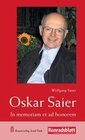 Buchcover Oskar Saier – In memoriam et ad honorem