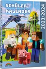 Buchcover Schülerkalender 2023/2024 mit Minecraft inklusive Tipps, Tricks & Crafting-Rezepten