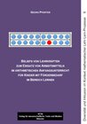 Buchcover Beliefs von Lehrkräften zum Einsatz von Arbeitsmitteln im arithmetischen Anfangsunterricht für Kinder mit Förderbedarf i