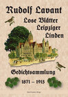 Buchcover Rudolf Lavant. Lose Blätter Leipziger Linden