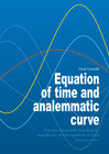 Buchcover Equation of time and analemmatic curve - Part 1