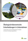 Buchcover Ökologisch-ökonomische Entscheidungen in Unternehmen
