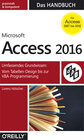 Buchcover Microsoft Access 2016 - Das Handbuch