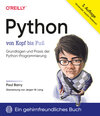 Buchcover Python von Kopf bis Fuß
