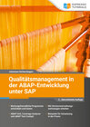 Buchcover Qualitätsmanagement in der ABAP-Entwicklung unter SAP