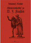 Buchcover Wiederentdecktes zu D. J. Fausten