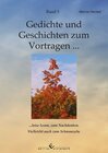 Buchcover Gedichte und Geschichten zum Vortragen ... Band 5