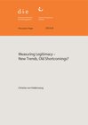 Buchcover Measuring legitimacy