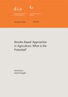 Buchcover Results-based approaches in agriculture