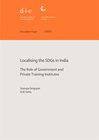 Buchcover Localising the SDGs in India