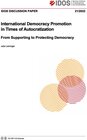 Buchcover International democracy promotion in times of autocratization