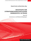 Buchcover Literaturwissenschaftliche Germanistik in Polen / Geschichte der literaturwissenschaftlichen Germanistik in Polen