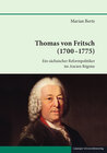 Buchcover Thomas von Fritsch (1700-1775)