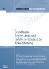 Buchcover Akkreditierung von Studiengängen – Heft 1