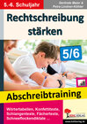 Buchcover Rechtschreibung stärken / Klasse 5-6