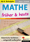 Buchcover Mathe früher & heute