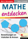 Buchcover Mathe entdecken