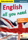 Buchcover English all you need