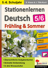Buchcover Stationenlernen Deutsch / Frühling & Sommer - Klasse 5/6