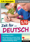 Buchcover Zeit für Deutsch / Klasse 5-6