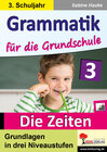 Buchcover Grammatik für die Grundschule - Die Zeiten / Klasse 3
