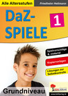 Buchcover DaZ-Spiele in drei Niveaustufen 1
