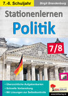 Buchcover Stationenlernen Politik / Klasse 7-8