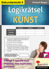Buchcover Logikrätsel KUNST / SEK II