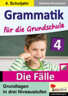 Buchcover Grammatik für die Grundschule - Die Fälle / Klasse 4
