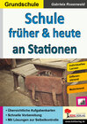 Buchcover Schule früher & heute an Stationen