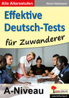 Buchcover Effektive Deutsch-Tests für Zuwanderer