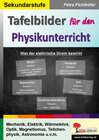 Buchcover Tafelbilder für den Physikunterricht