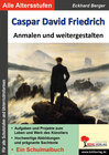 Buchcover Caspar David Friedrich ... anmalen und weitergestalten