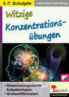 Buchcover Witzige Konzentrationsübungen